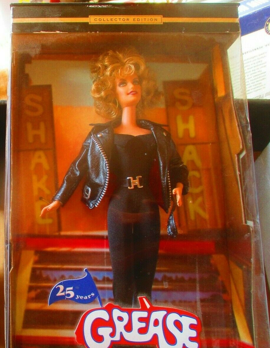 Grease Barbie 25 Years Sandy Olivia Newton-john Collectors Doll #b2510 2003  🔥