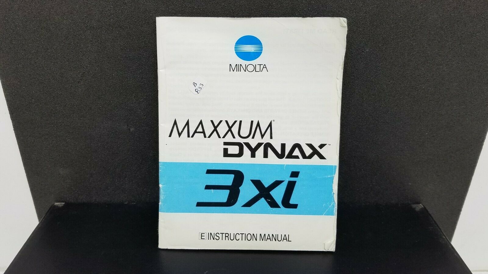 ORIGINAL Minolta MAXXUM DYNAX 3xi camera Owner's Operating Manual Instructions