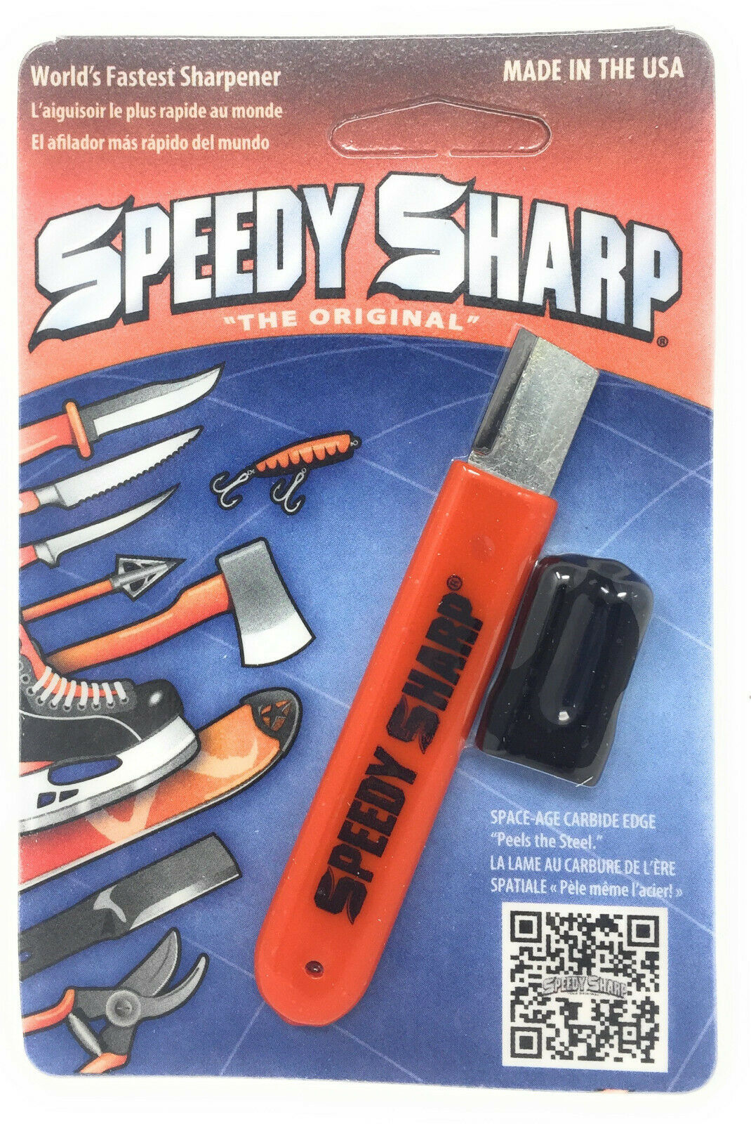 "the Original" Speedy Sharp Carbide Sharpener, Knife Sharpener,  Orange