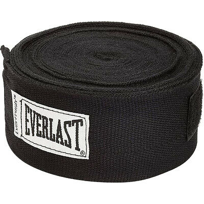 Everlast Boxing 180" Mexican Handwraps - Black