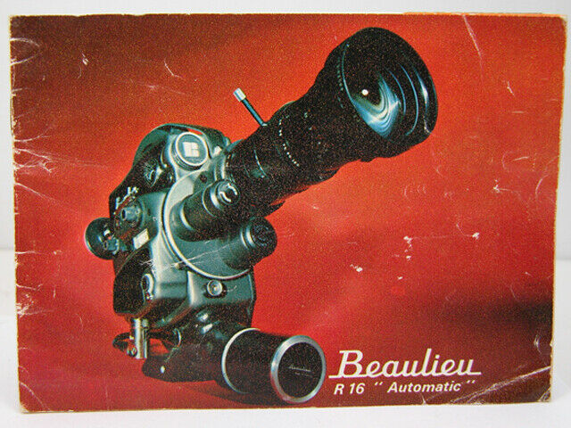 Beaulieu 16mm Movie Camera Factory INSTRUCTION MANUAL Original R16 Automatic