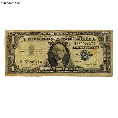 $1 Silver Certificate Currency Note Cull (Random Year)