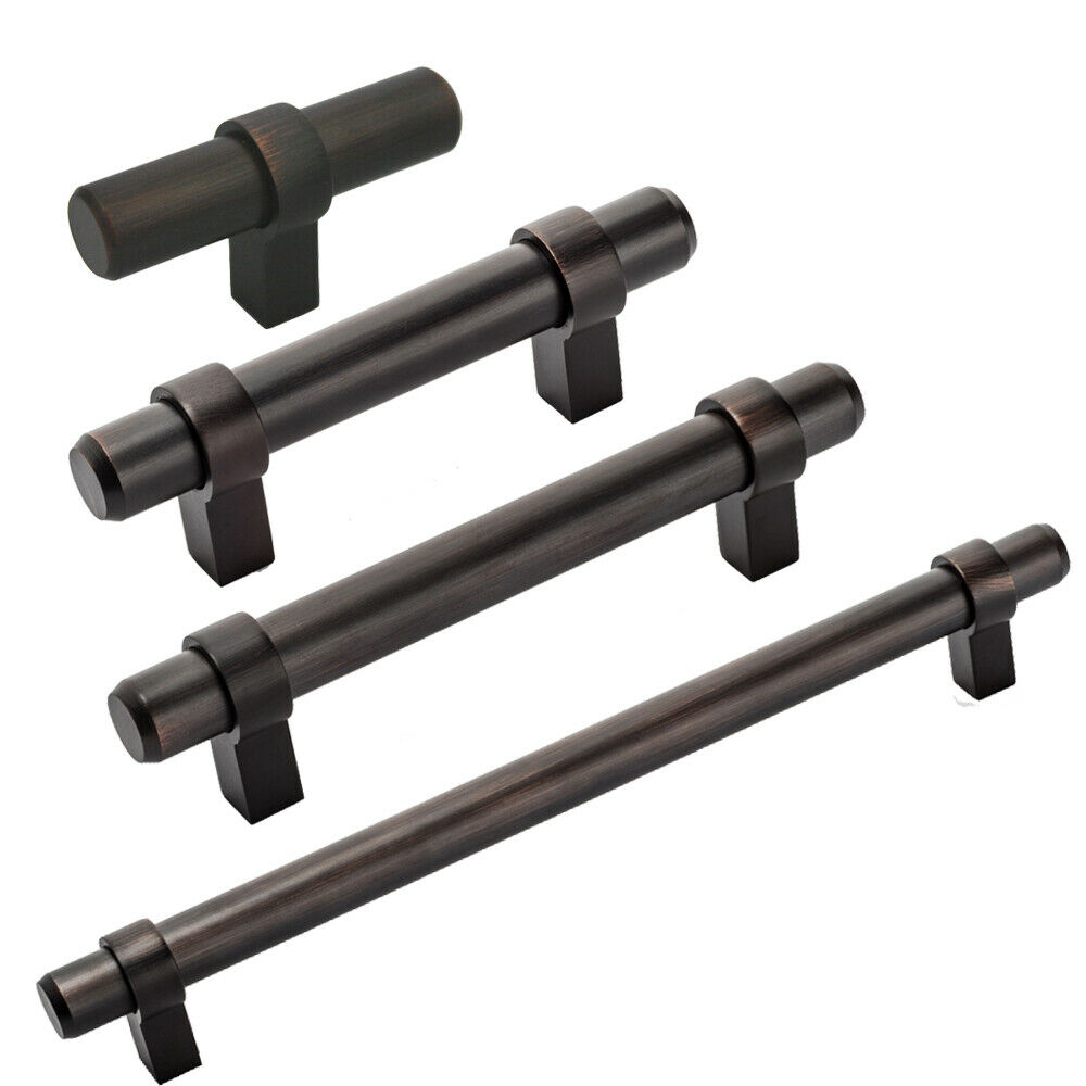 Cosmas 161 Series Oil Rubbed Bronze Cabinet Hardware Euro Style Bar Pulls