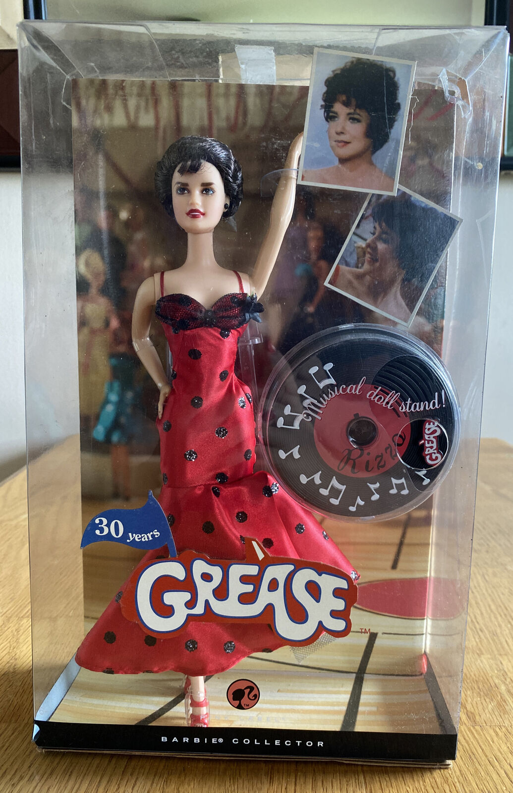 Mattel BARBIE Doll RIZZO Grease Pink Label Edition 30 Years