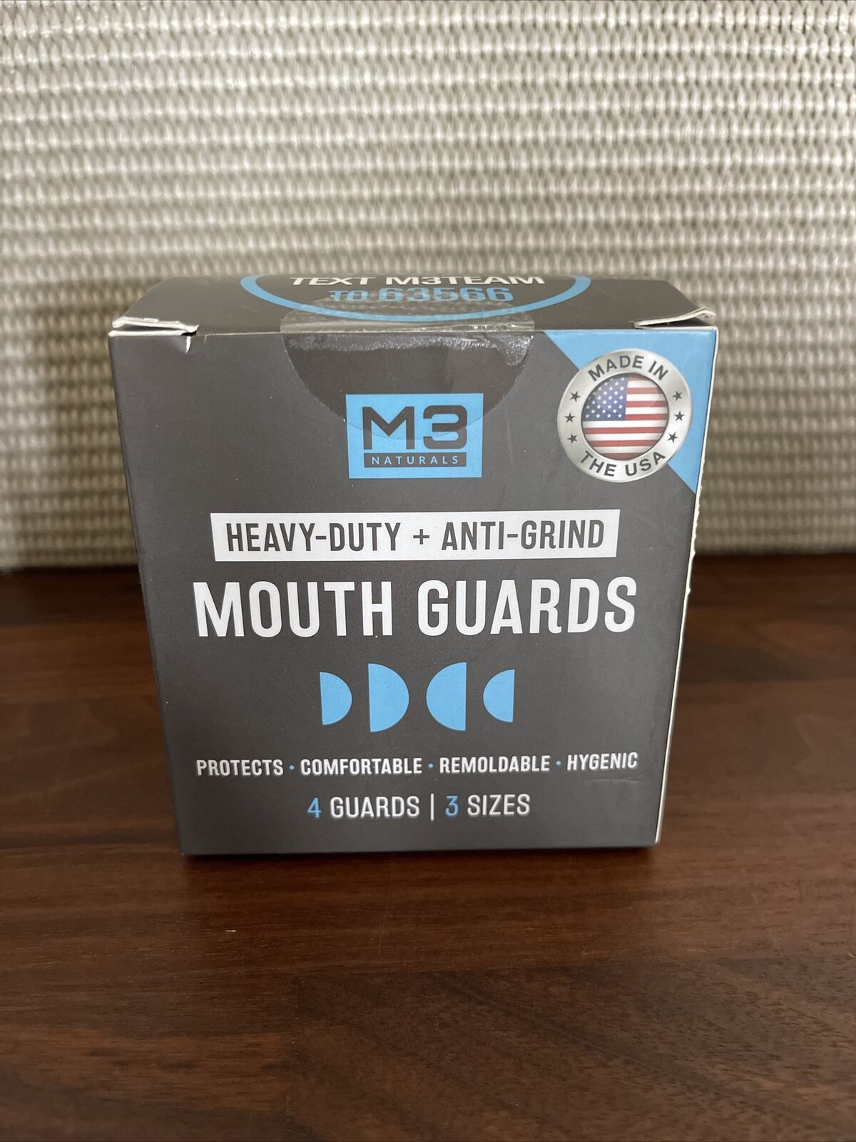 M3 Naturals Mouth Guard for Clenching Teeth at Night Bite Guard, Dental Guard