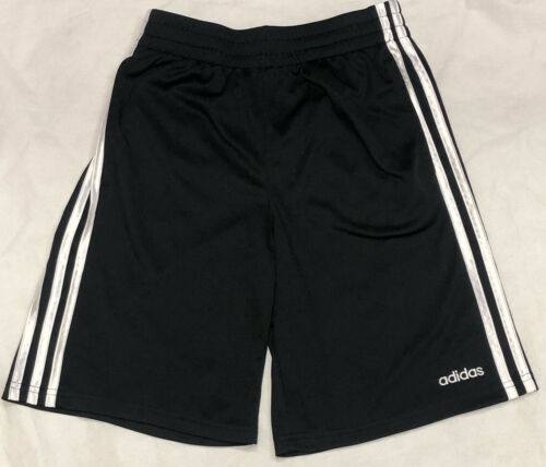 Adidas Shorts Black Youth Size M  100% Polyester