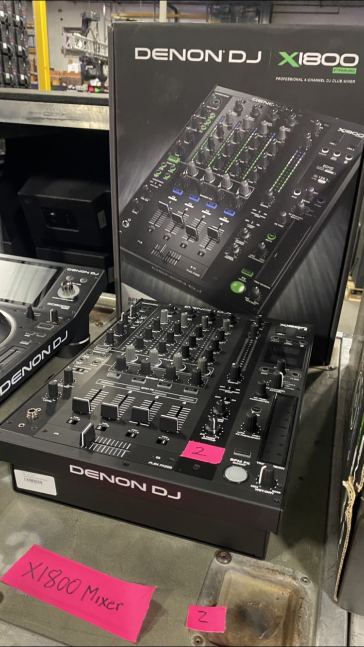 Denon X1800 Prime Professional 4-channel Dj Mixer