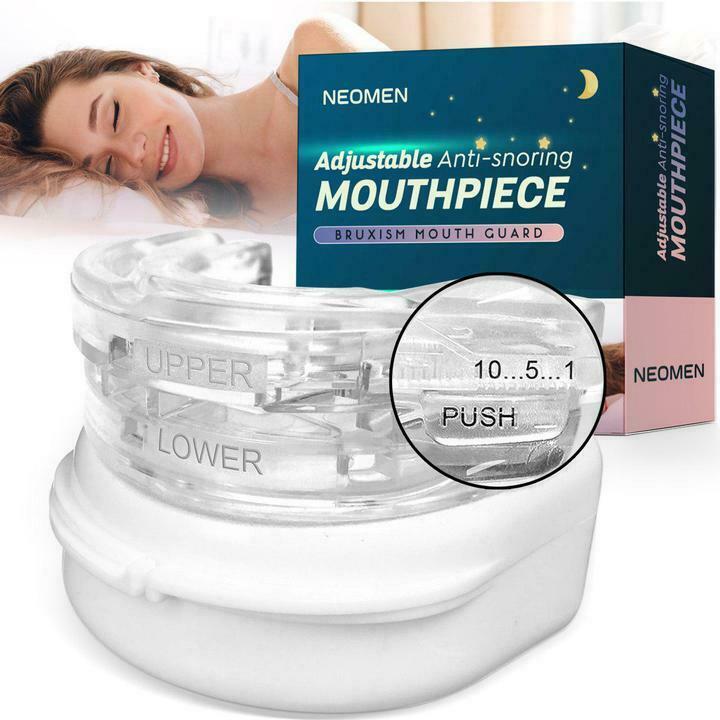 Neomen PRO 2 Prevent Bruxism Snore Mouthpiece, Adjustable Snore Stopper
