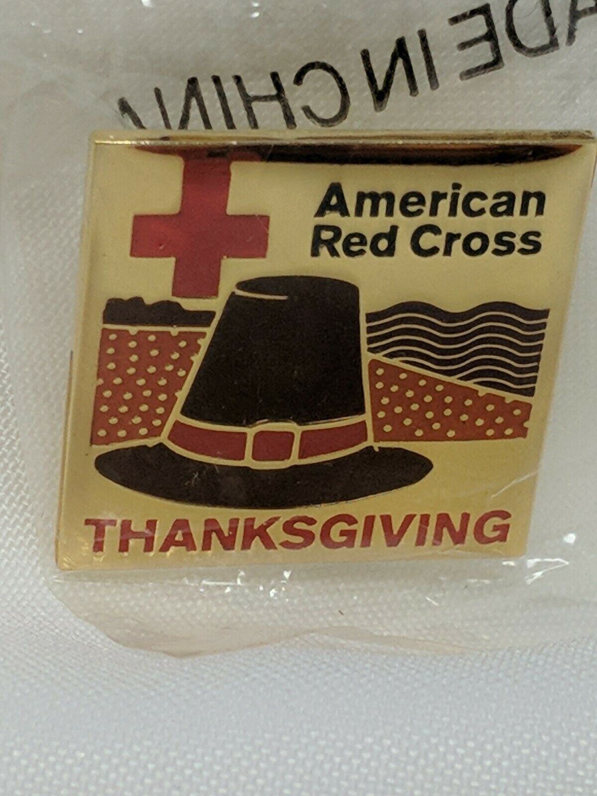 American Red Cross Arc Pin Thanksgiving Bin 8/20