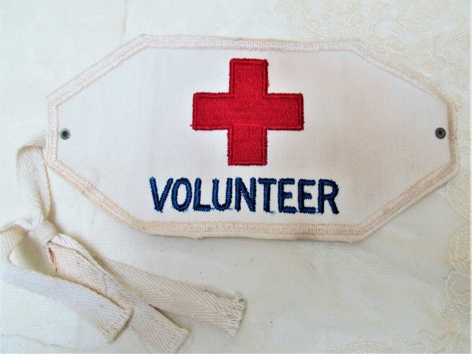 WW2  Red Cross Volunteer Cloth Arm Band