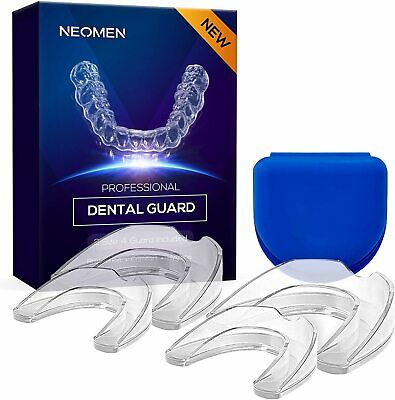 Neomen Professional Dental Guard, stop snoring, Stops Bruxism,2 Sizes, Pack of 4