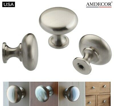 Amdecor N48304.30sn Satin Nickel Brushed Kitchen Cabinet Knob Pull Handle