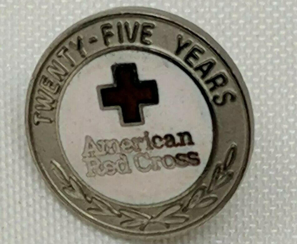 American Red Cross Arc Pin 25 Years Bin 11/6