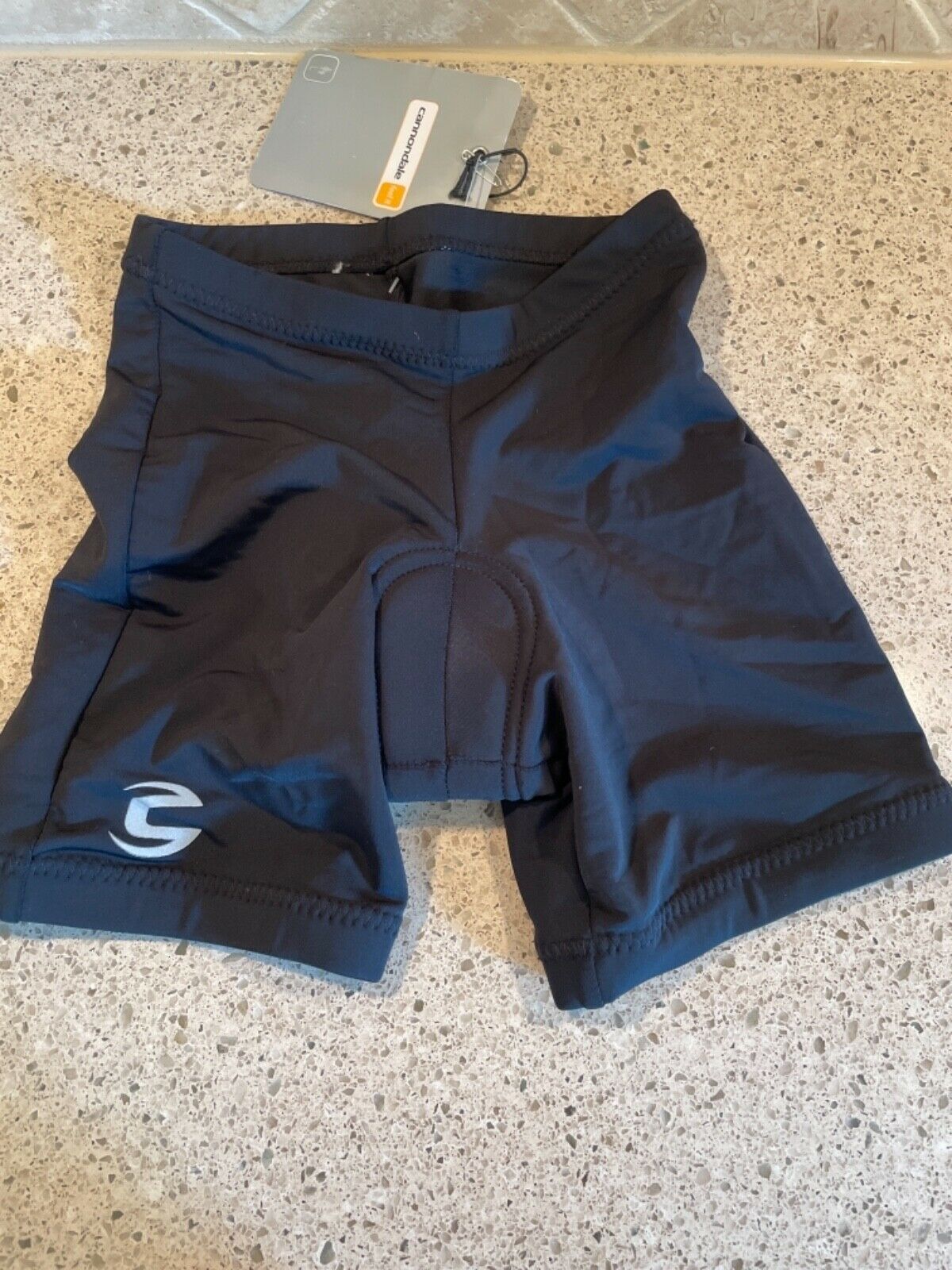 Kids Unisex Cannondale Bike Shorts In Black Size L