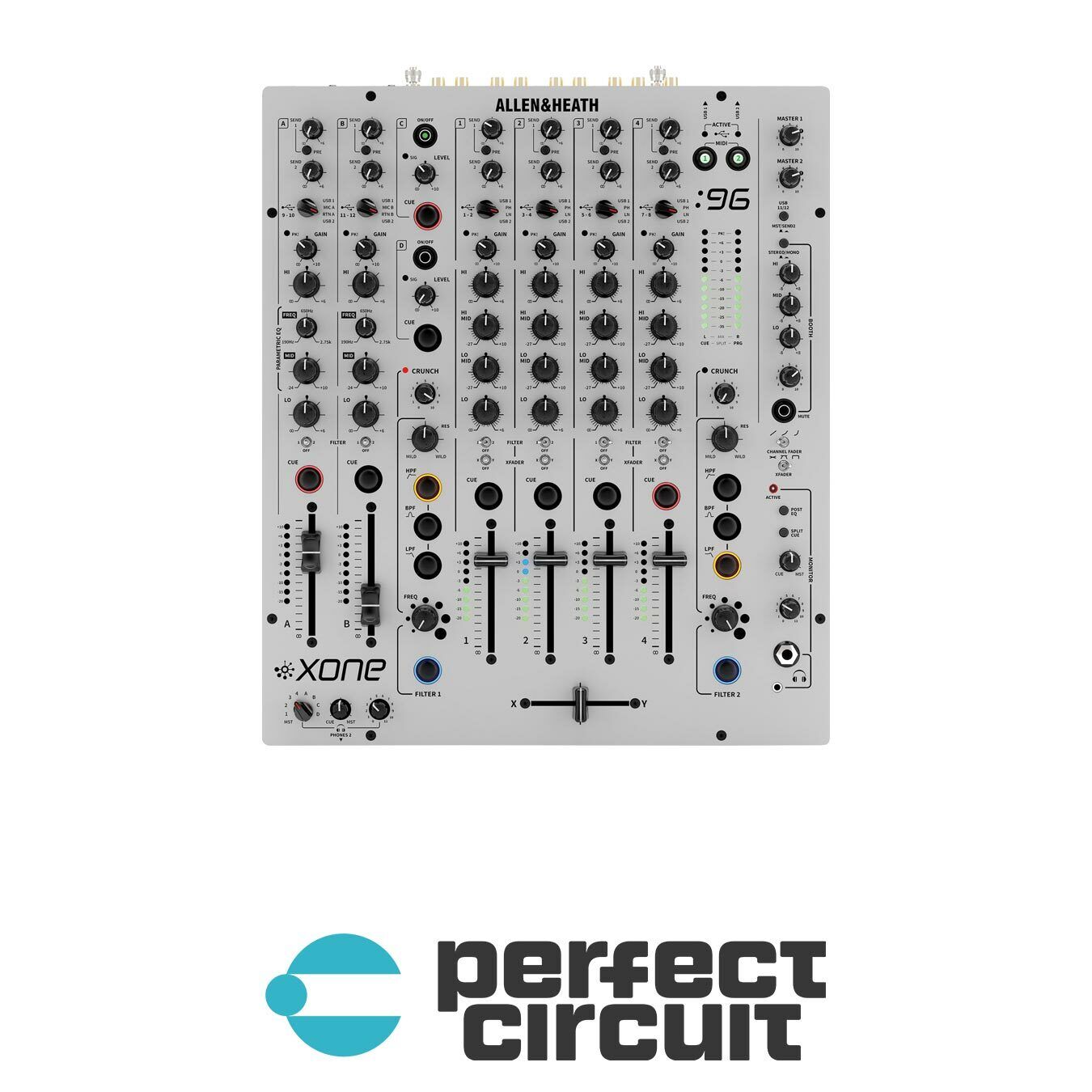 Allen & Heath Xone96 Analog Mixer + Interface Dj Mixer - New - Perfect Circuit