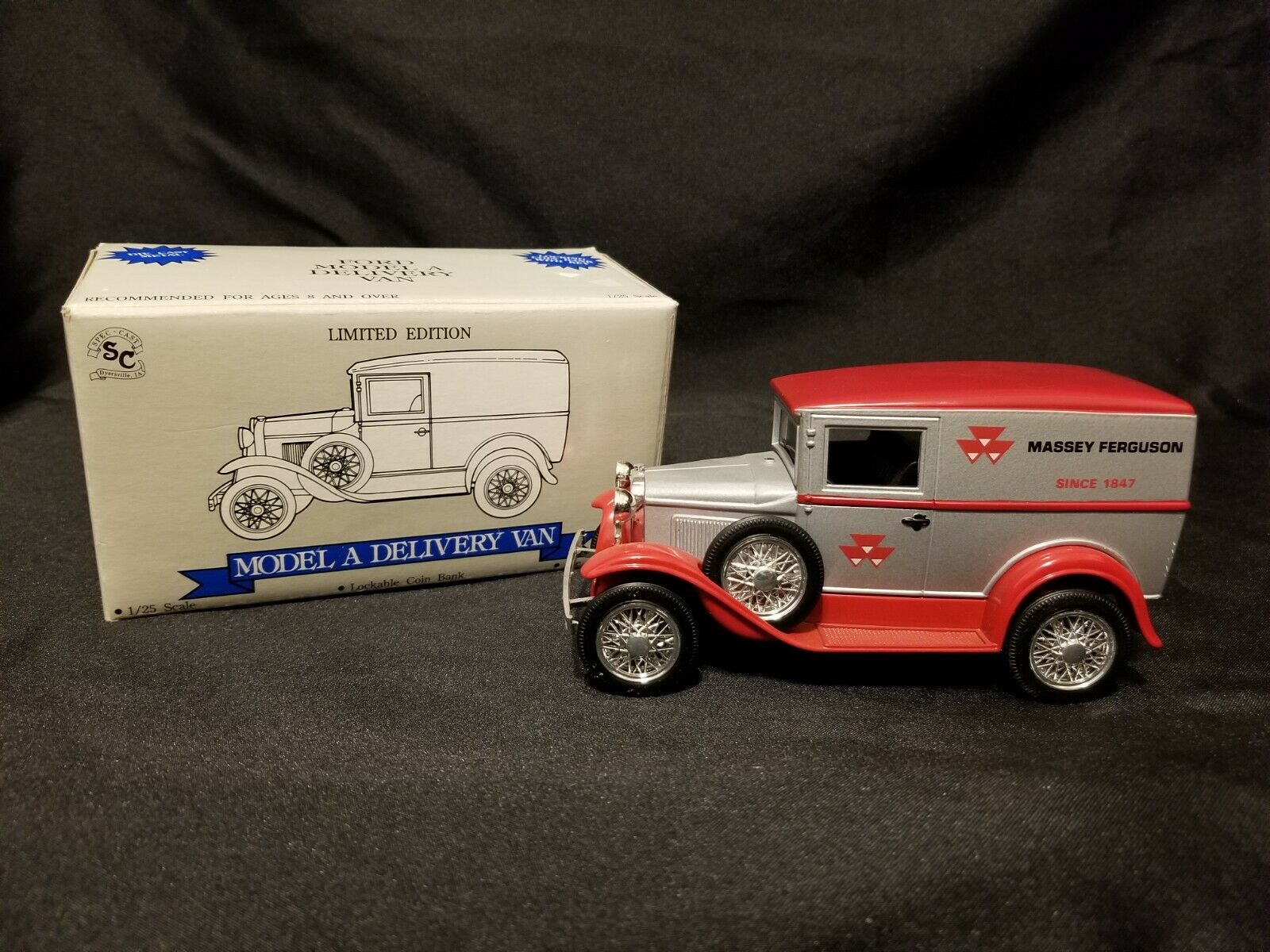 New Massey Ferguson Ford Model A Delivery Van Bank Limited Edition 1:25