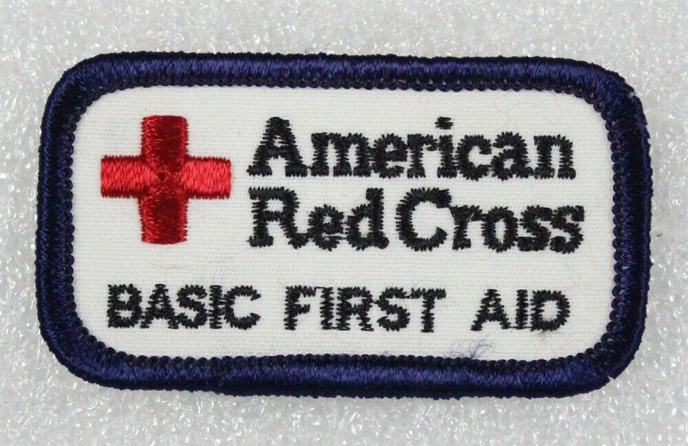 Red Cross: Basic First Aid patch, 2 3/4