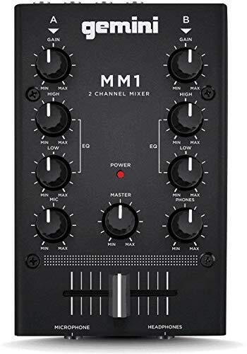 Gemini Sound MM1 Professional Audio 2-Channel Dual Mic Input Stereo 2-Band Ro...