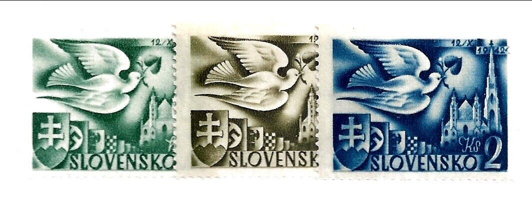 Slovakia Sc 74-6 NH of 1942 - St.Stephans Cathedral, Vienna