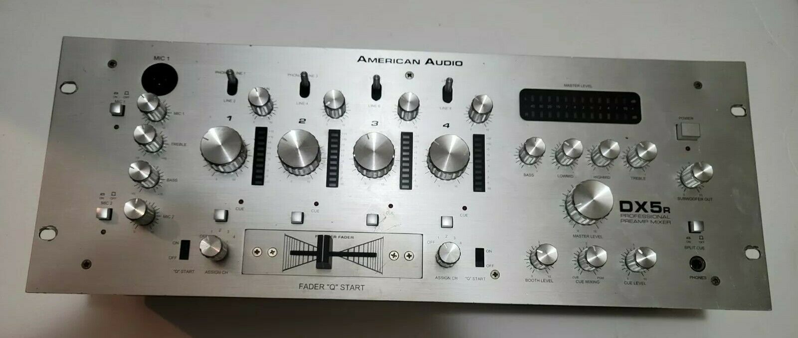 American Audio Dx5r Rotary Dj Mixer (rare/vintage)