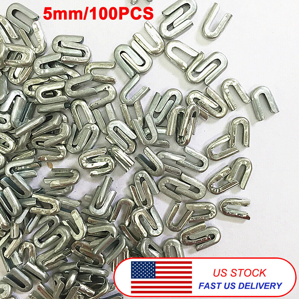 100pcs 5mm Crimp Ends For Continuous Stainless Steel Spiral Corset Boning Caps