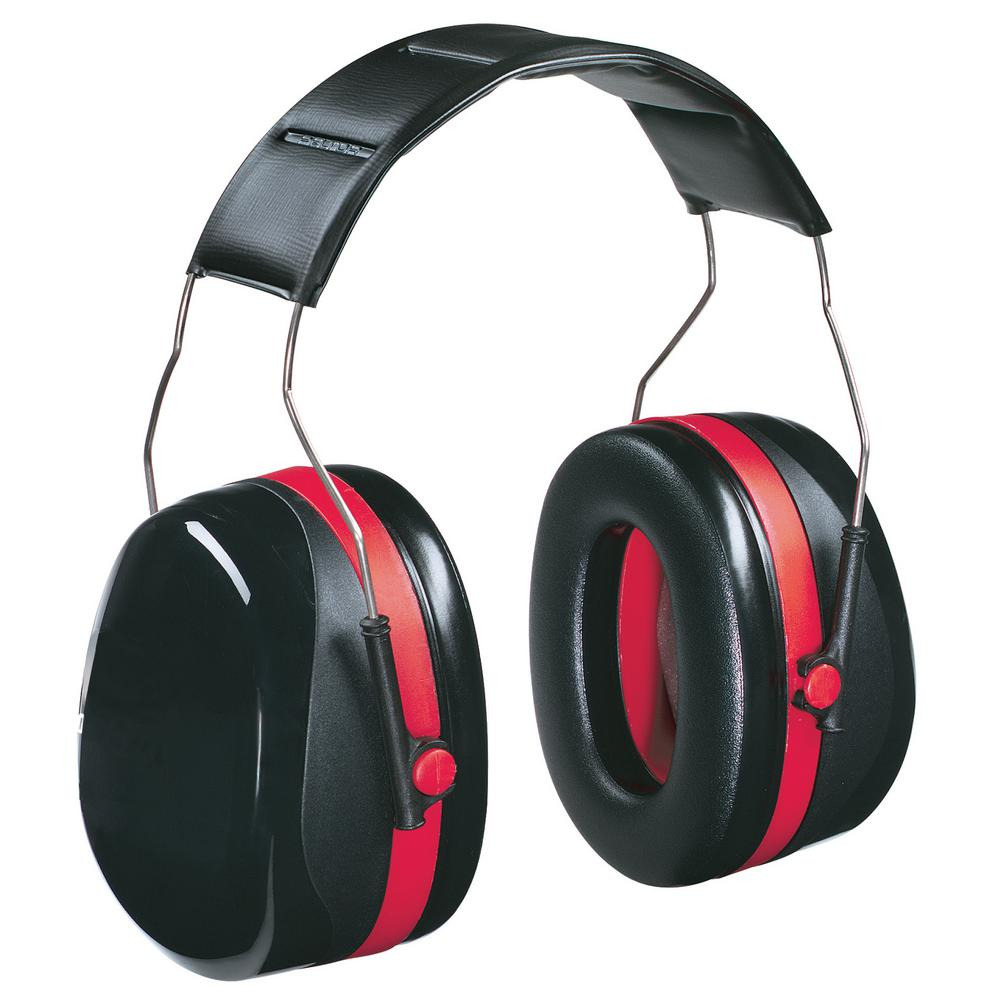 Lawn and Garden Pro-Grade Red and Black Cup Earmuff (Case of 4)