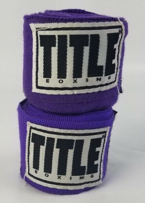 Title Boxing Mexican Hand wraps - Purple , Perfect Blend Polyester and Spandex