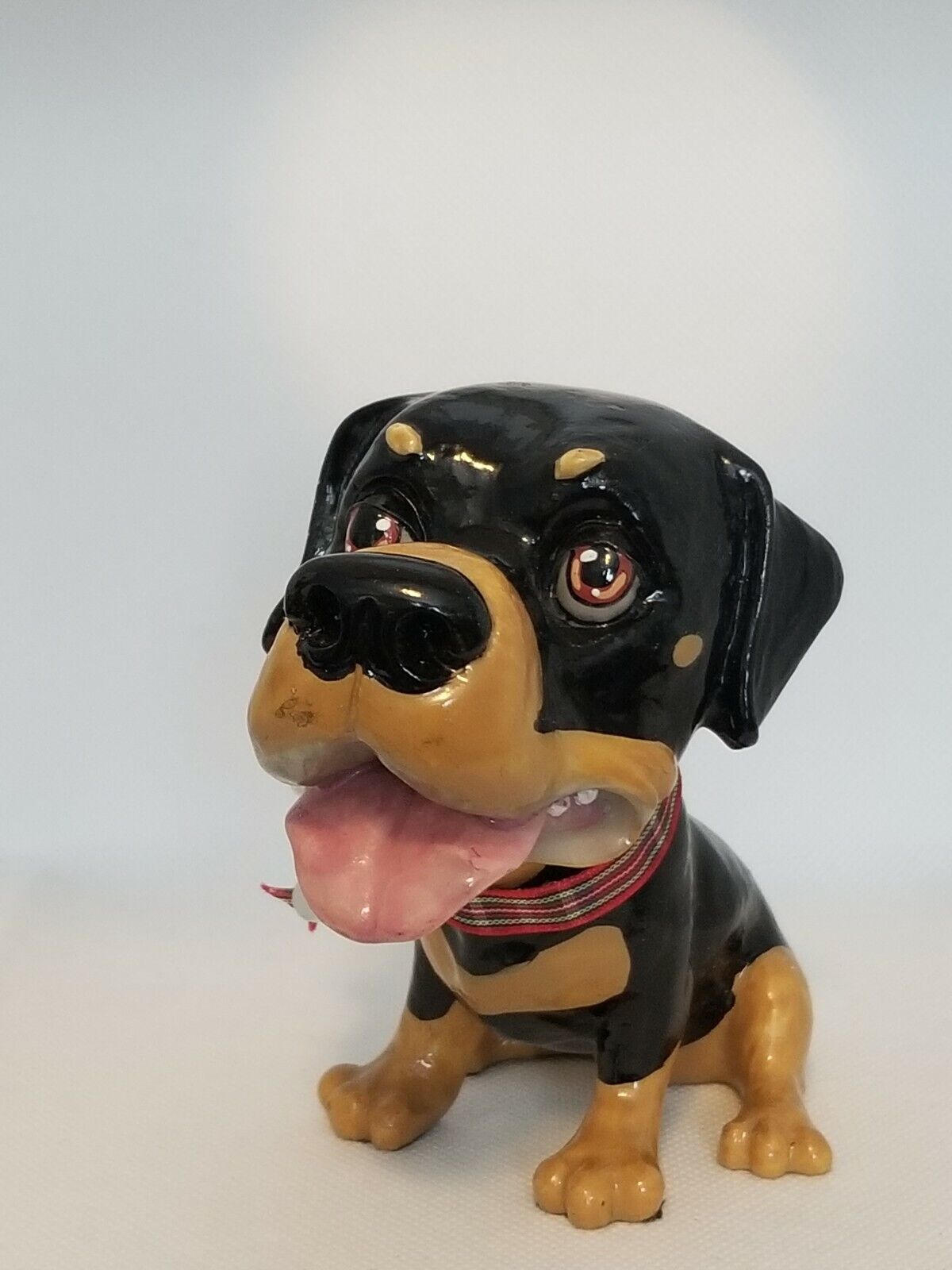 Little Paws Pets With Personality *rocky* Rottweiler Dog Figurine
