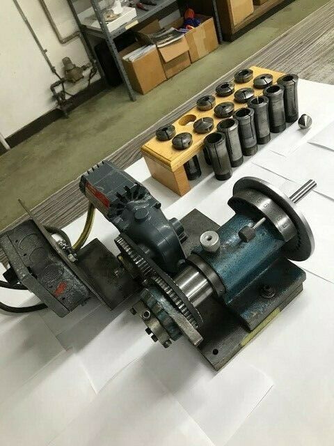 MOTORIZED 5C SPIN INDEXER WITH (16) 5C COLLETS