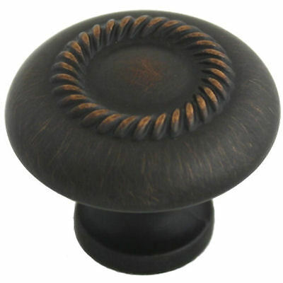 Cosmas Oil Rubbed Bronze Rope Cabinet Knobs #228orb