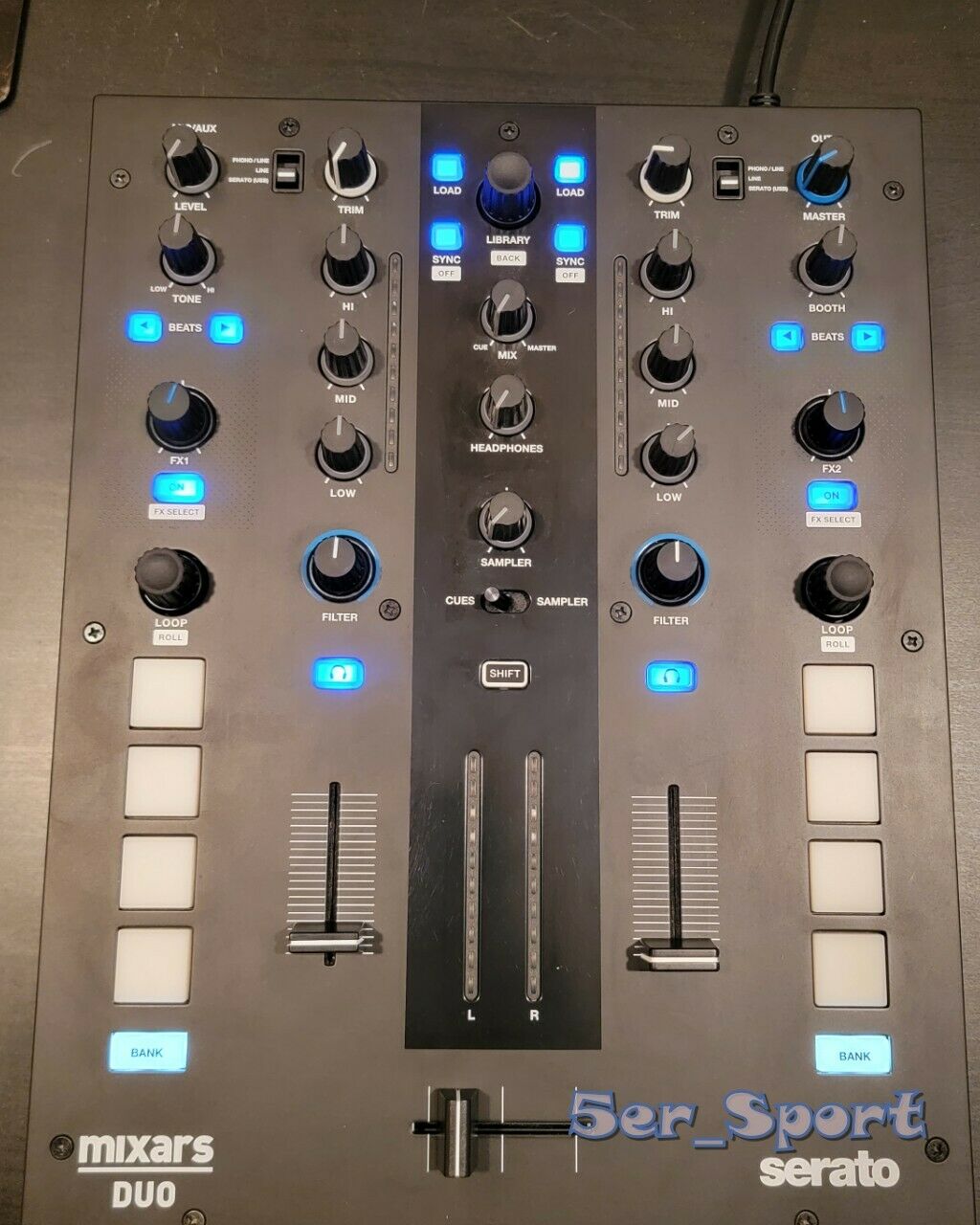 Mixars Duo Mkii Professional 2 Channel Battle Mixer For Serato Dj