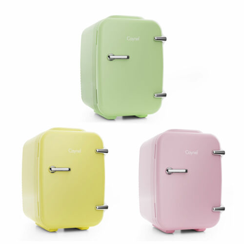 CAYNEL Mini Fridge Portable Cooler Warmer Makeup Skincare Refrigerator 4L